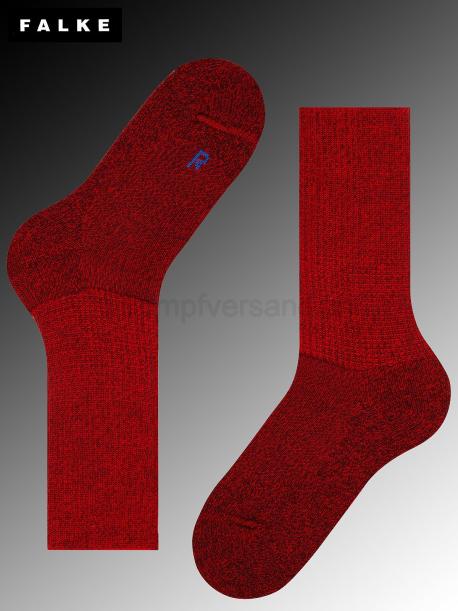 WALKIE ERGO Falke Wandersocken - 8280 scarlet