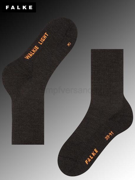 WALKIE LIGHT Falke Wandersocken - 3080 anthracite mel.