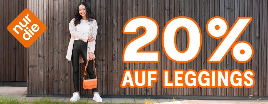 20% Rabatt auf alle NUR DIE Leggings