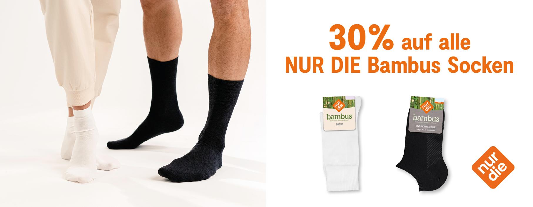 30% Promotion auf Bambus Socken von NUR DIE